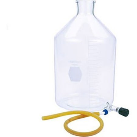 CP LAB SAFETY. Kimble® Kimax® Reservoir Bottle with Bottom Valve Outlet, 2000ML 14612F-2000
